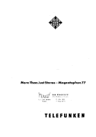 Telefunken Magnetofon-77-Owners-Manual 